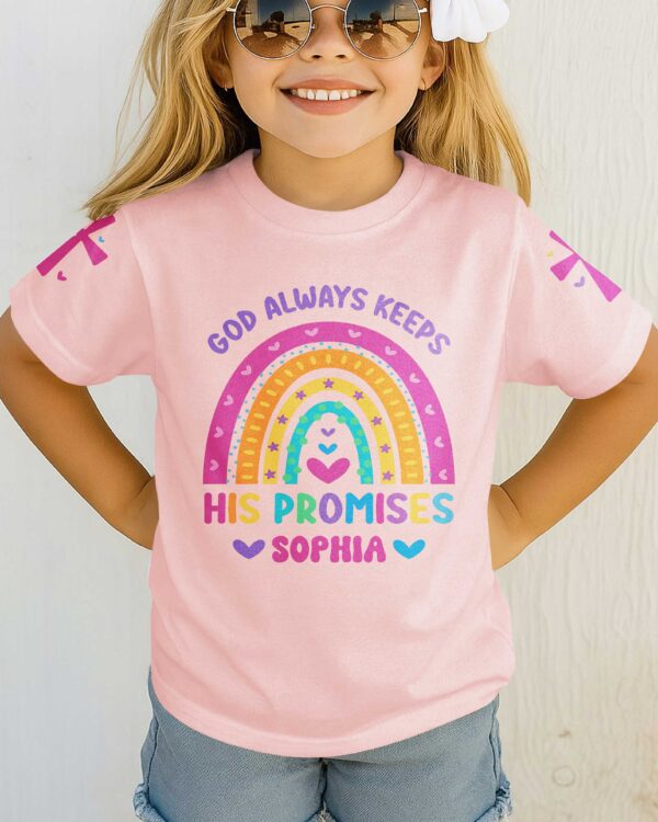 God Always Keeps His Promises T-Shirt Kid - Image 7