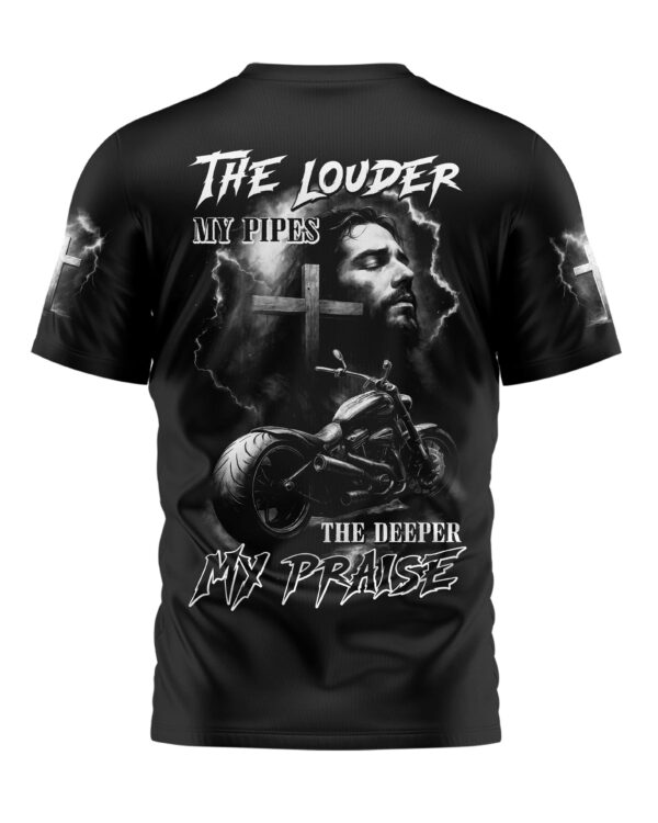 The Louder My Pipes All Over Print T-Shirt - Image 5