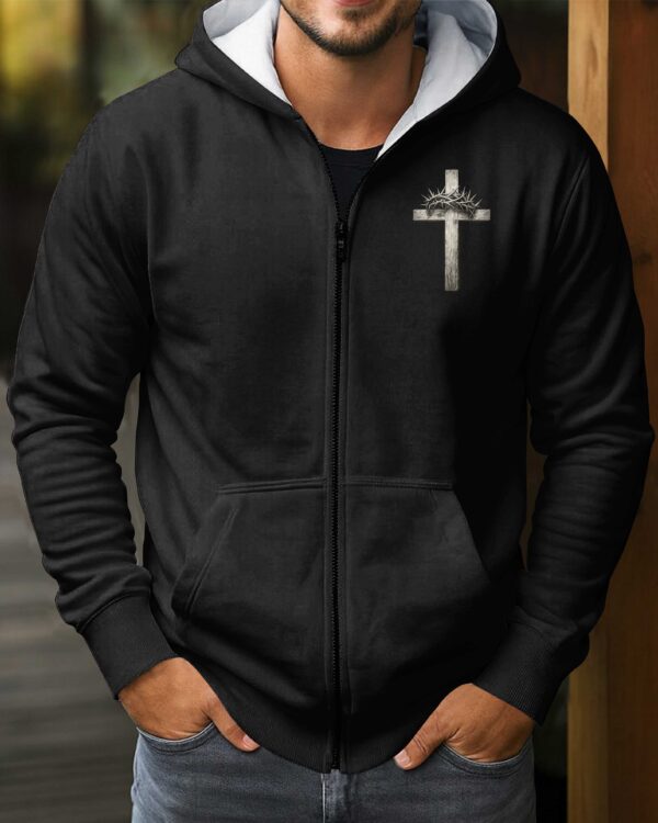 I Only Kneel For One Man And He Died On The Cross Shirt - Image 5