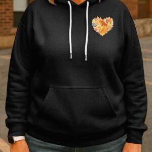 Alternative view of In Every Falling Leaf Hoodie