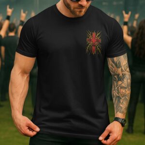 Alternative view of Jesus Holy Pwr Tour The Crossdome Kingdom City Shirt