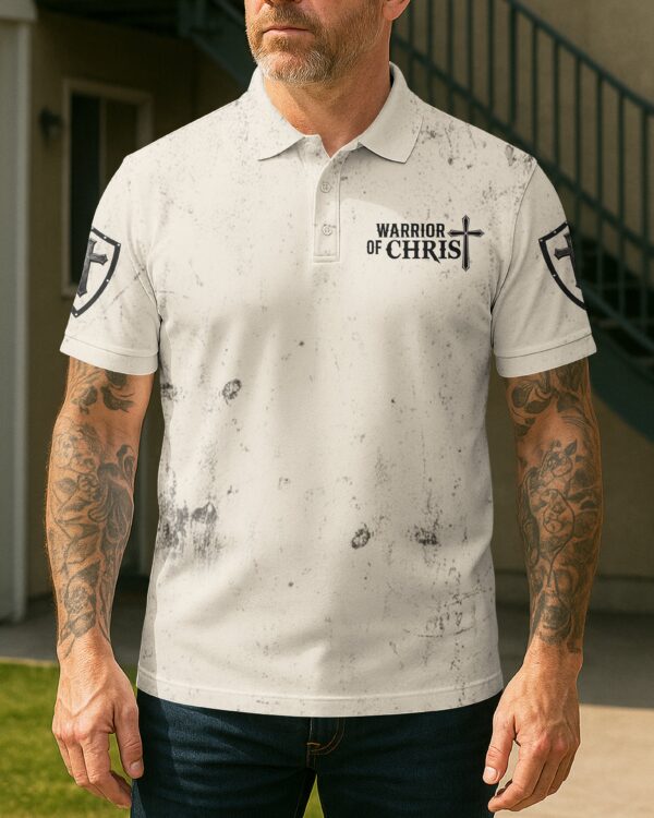 A Child Of God A Man Of Faith A Warrior Of Christ Shirt - Image 12