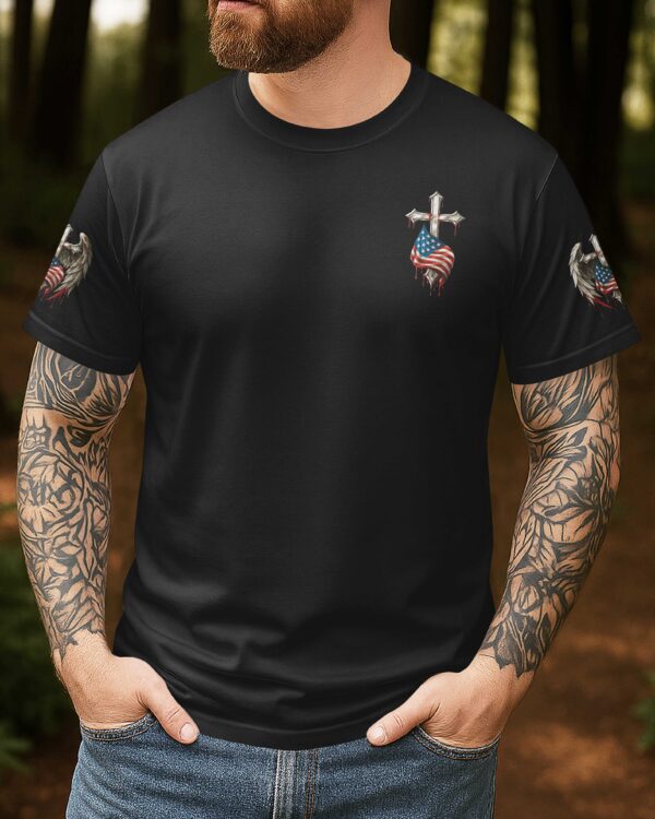 Fully Vaccinated By The Blood Of Jesus T-Shirt - Image 2