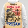 God Chose The Bravest Souls To Defend Our Freedom Sleeveless Puffer Jacket