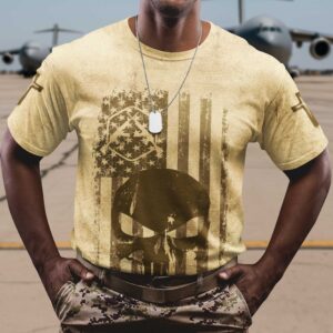 Alternative view of Not All Angels Have Wings Some March Into Hell With A Cross Shirt