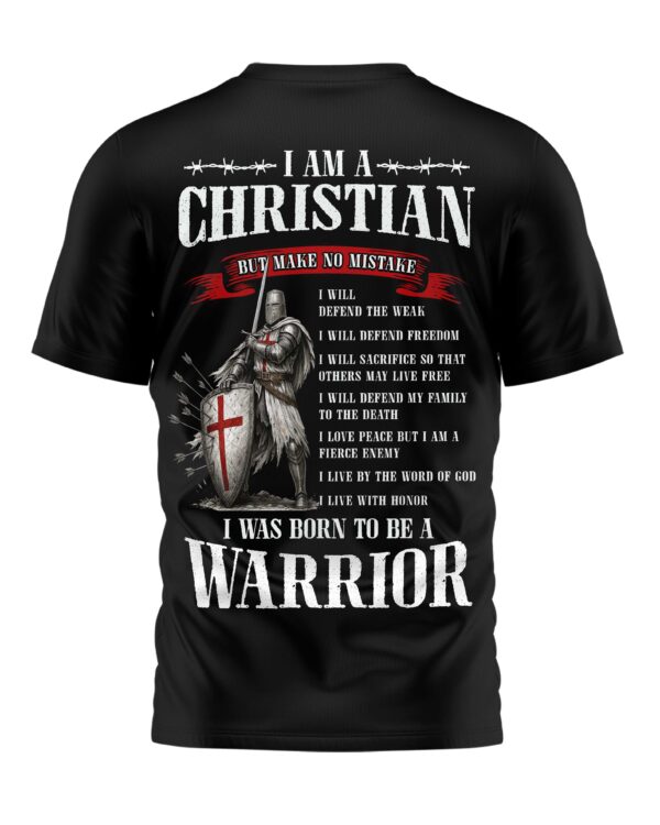 I Am A Christian But Make No Mistake T-Shirt - Image 10
