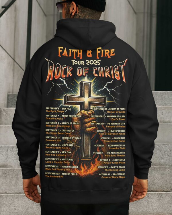 Faith And Fire Tour 2025 Shirt - Image 9