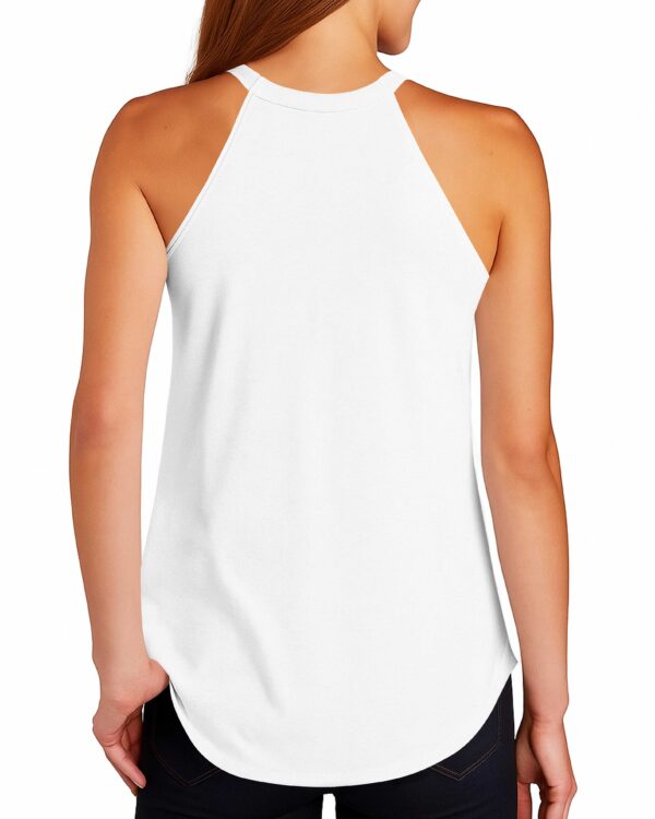 If God Brings You To It He Will Bring You Through It Breast Cancer Awareness Rocker Tank Top - Image 8