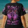 If God Bring You To It He Will Bring You Through It All Over Print T-Shirt