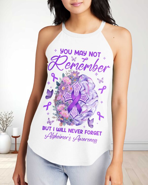 You May Not Remember But I Will Never Forget Rocker Tank Top - Image 6