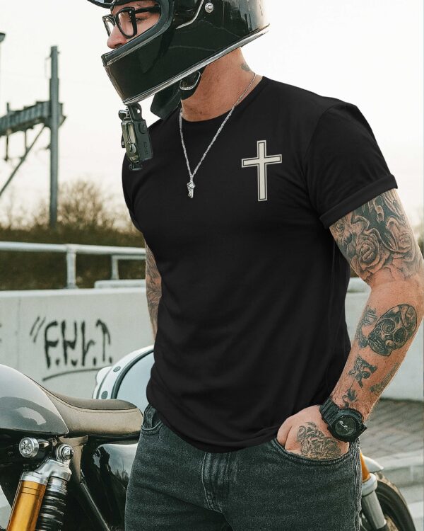 My Faith Is Louder Than My Exhaust All Over Print T-Shirt - Image 2