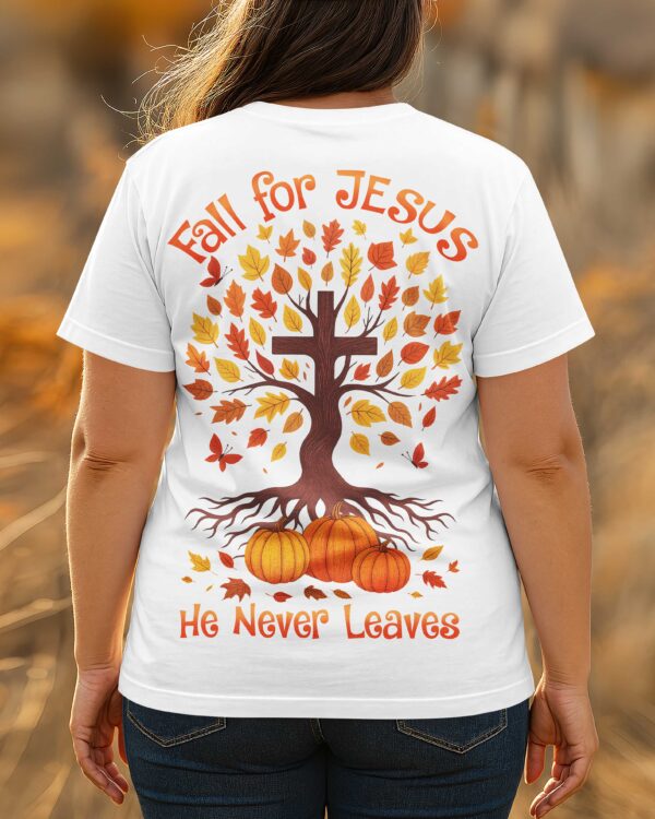Fall For Jesus T-Shirt - Image 4