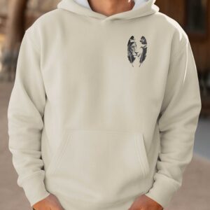 Alternative view of Lion Of Judah Lamb Of God All Over Print Hoodie