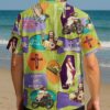 Jesus Christ Retro Pop Art All Over Print Hawaiian Shirt