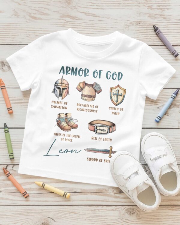 Armor Of God T-Shirt Kid For Back To School - Image 8