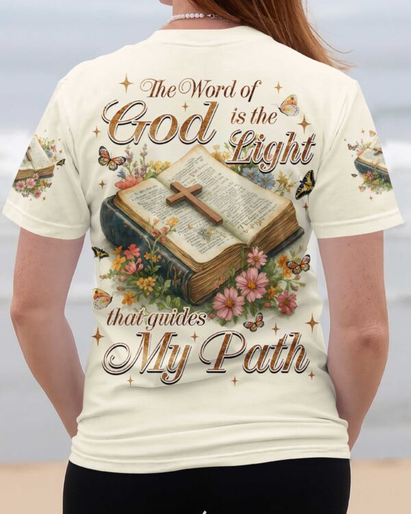 The Word Of God Is The Light That Guides My Path Shirt - Image 12