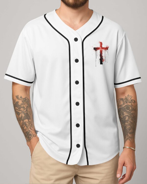 By His Stripes All Over Print Jersey - Image 4