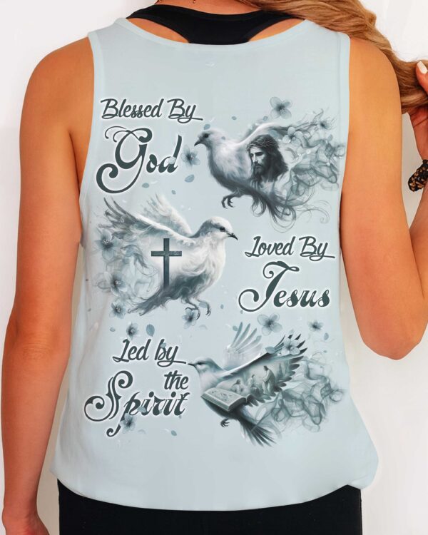 Blessed By God Loved By Jesus Led By The Spirit Shirt - Image 12