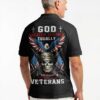 God Created All Men Equally But Only The Finest Are Chosen To Be Veterans All Over Print Polo