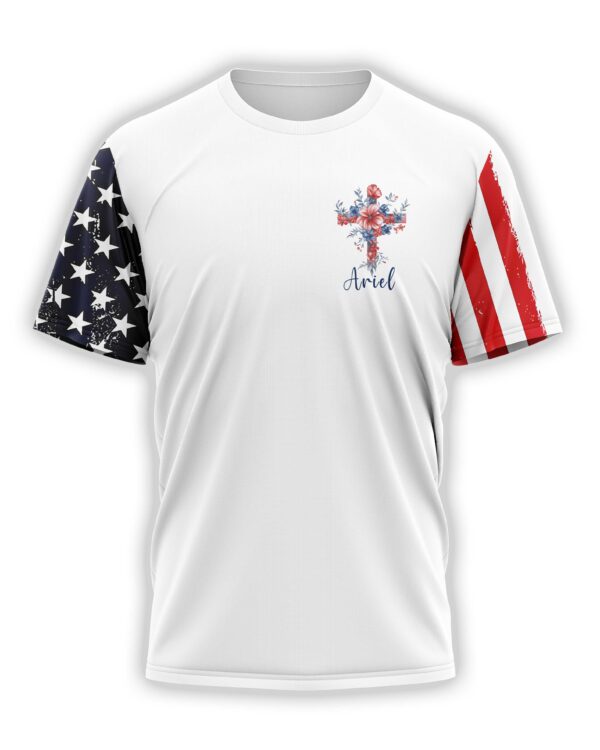 America Needs Jesus All Over Print T-Shirt - Image 4
