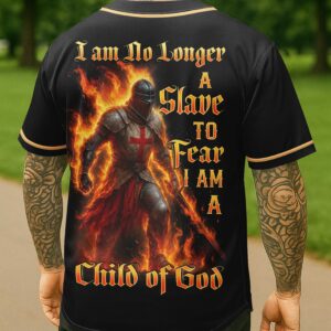 Alternative view of I Am No Longer A Slave To Fear All Over Print Jersey