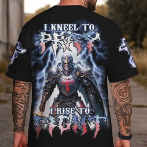 I Kneel To Pray I Rise To Fight Shirt
