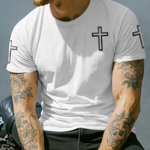 Alternative view of For I Ride By Faith And Not By Sight All Over Print T-Shirt