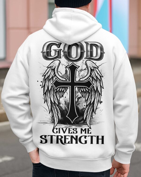God Gives Me Strength Shirt - Image 8