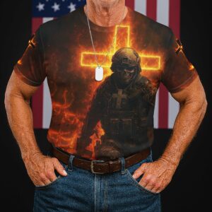 Alternative view of Not Everyone Can Walk Through Fire Shirt