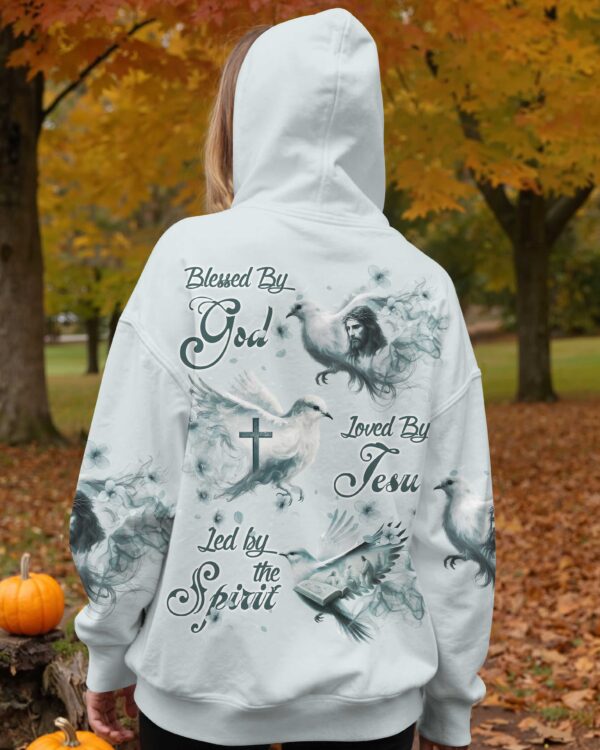 Blessed By God Loved By Jesus Led By The Spirit Shirt - Image 16