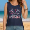 Blessed Grandma Crop Out Wrap Back Tank Top