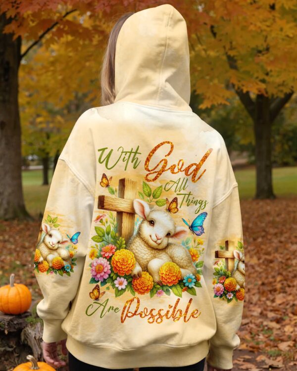 With God All Things Are Possible Shirt - Image 3