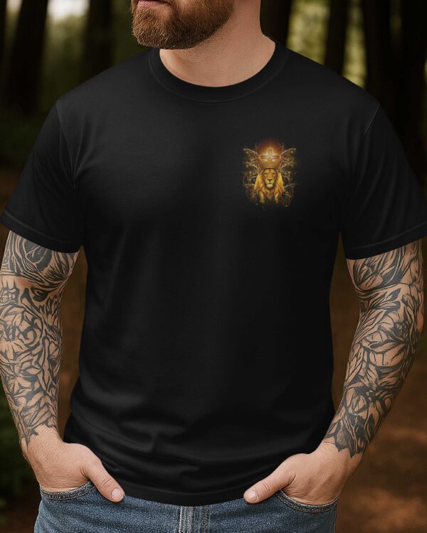 There Is Power In The Name Of Jesus All Over Print T-Shirt - Image 2