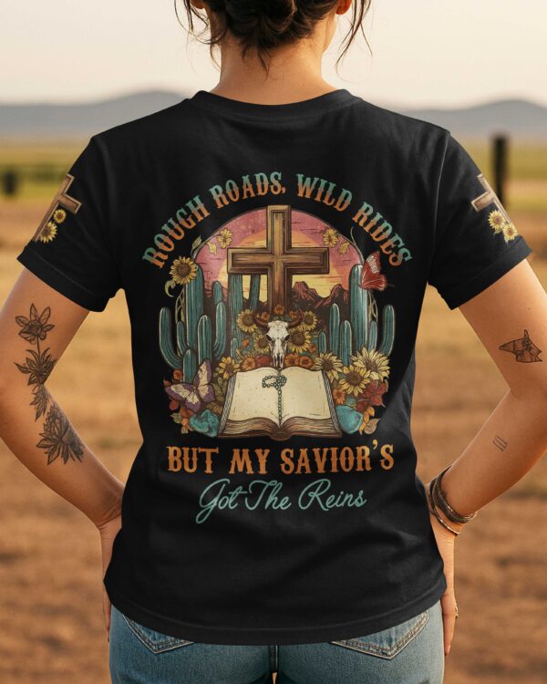 Rough Roads, Wild Rides T-Shirt - Image 3