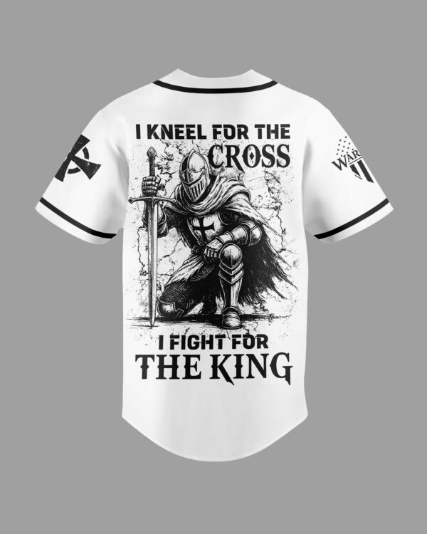 I Kneel For The Cross I Fight For The King Shirt - Image 5