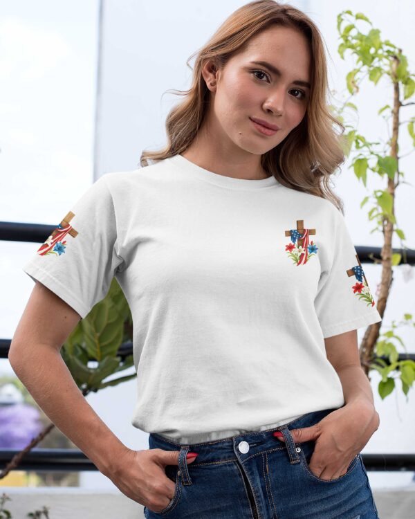 God-Fidence Knowing I Can't But He Can T-Shirt - Image 2