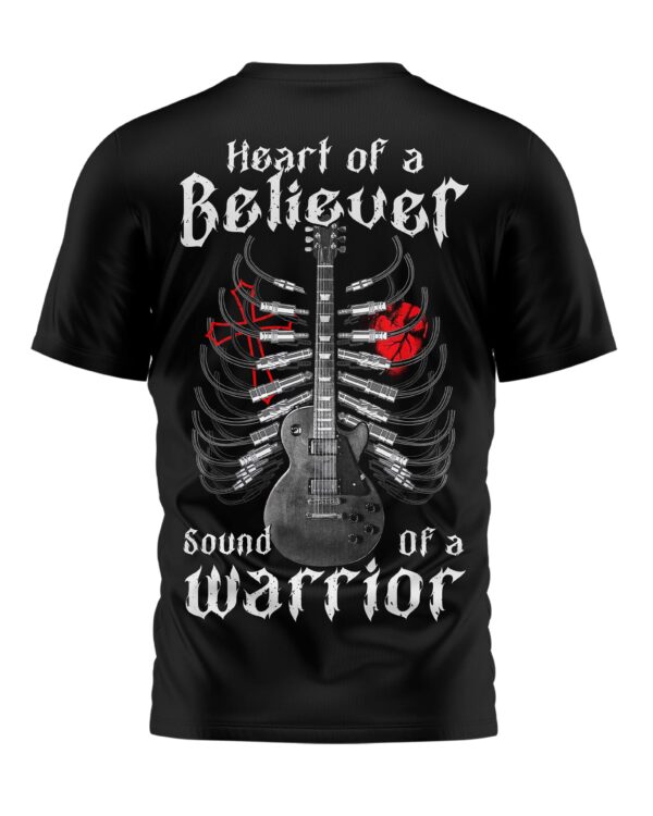 Heart Of A Believer Sound Of A Warrior Shirt - Image 5