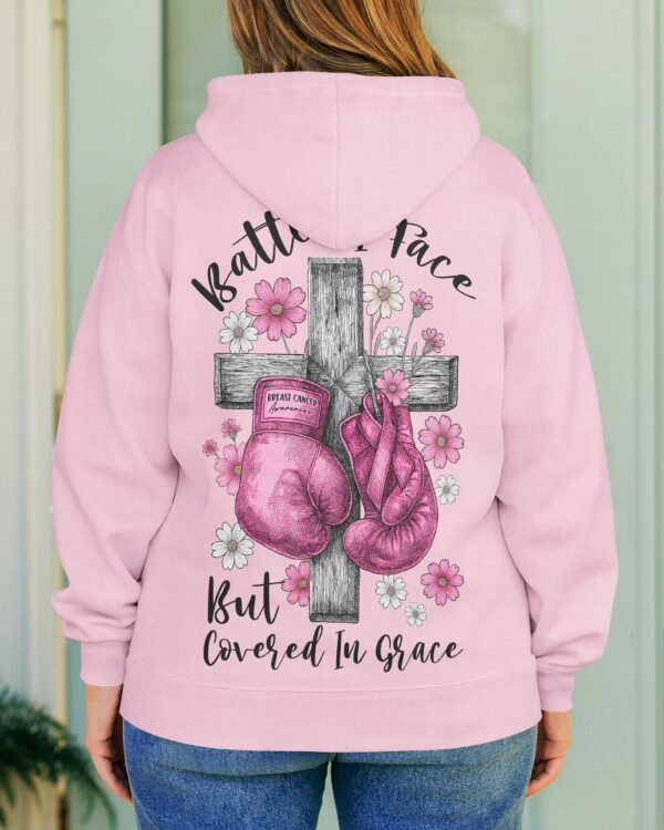 Battle I Face But Covered In Grace Shirt - Image 3