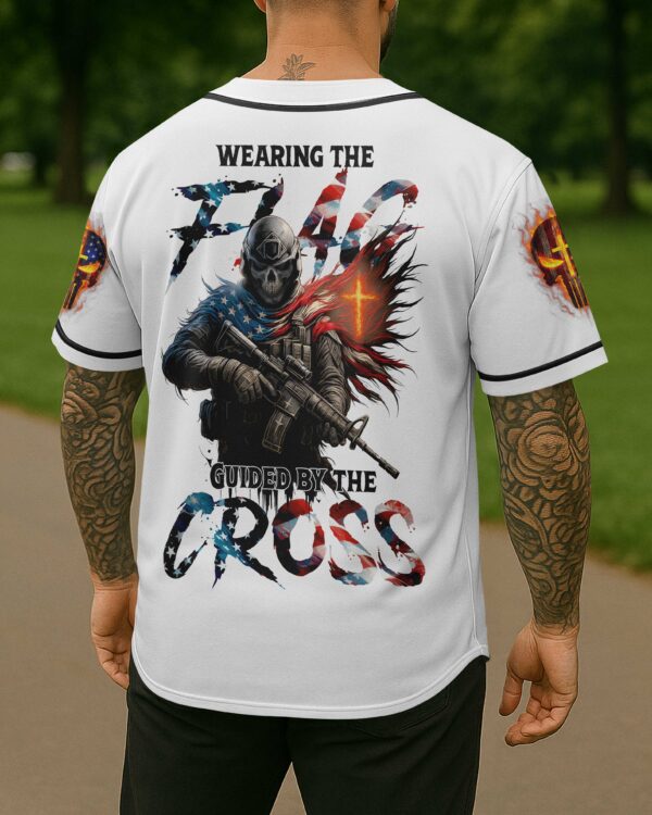 Wearing The Flag Guided By The Cross Jersey - Image 3