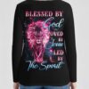 Blessed By God V-neck Long Sleeves Shirt