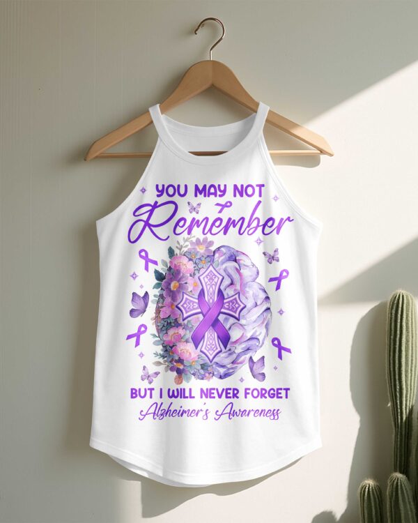 You May Not Remember But I Will Never Forget Rocker Tank Top - Image 3