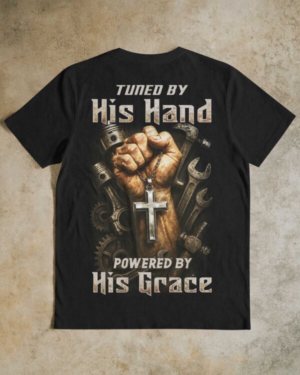 Tuned By His Hand All Over Print T-Shirt - Image 5