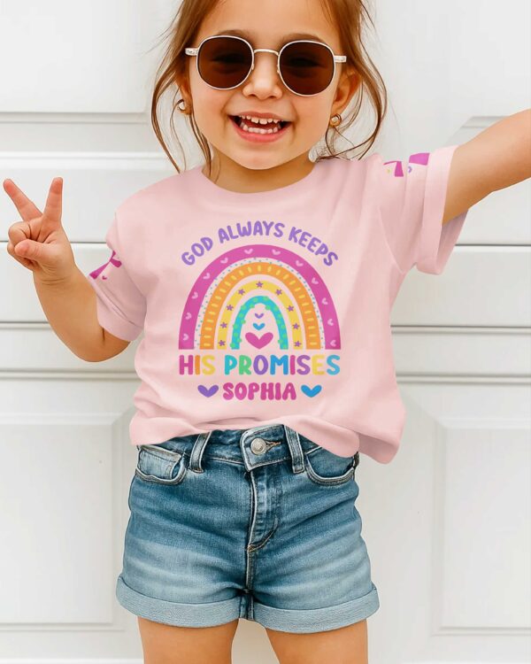 God Always Keeps His Promises T-Shirt Kid - Image 6