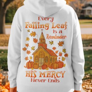 Alternative view of Every Falling Leaf Zip Hoodie