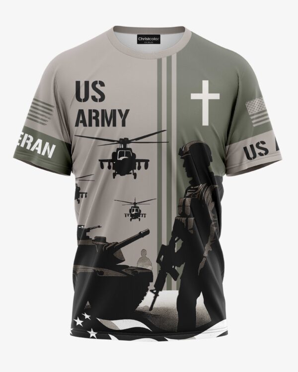 Army Built My Body All Over Print T-Shirt - Image 6