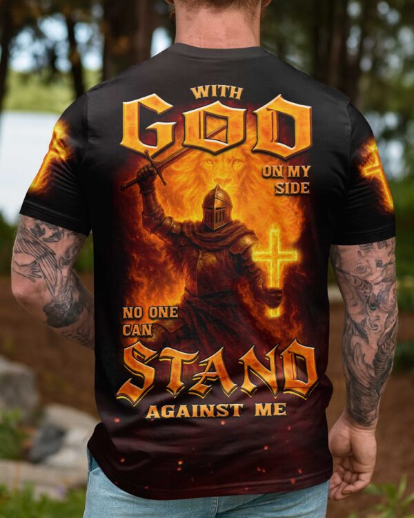 With God On My Side No One Can Stand Against Me Hoodie - Image 11