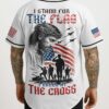 I Stand For The Flag I Kneel At The Cross Jersey