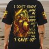 I Don't Know How My Story Ends All Over Print T-Shirt