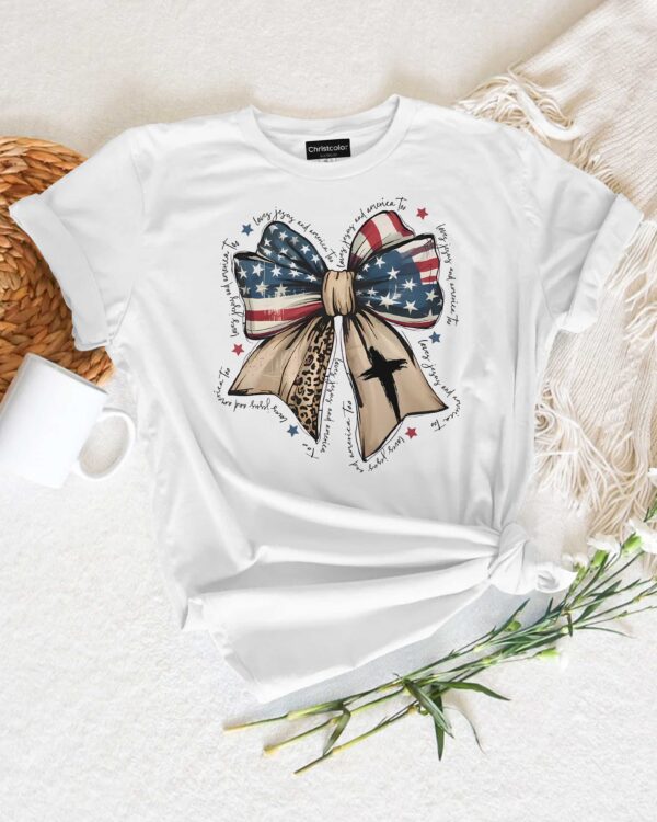 Loves Jesus And America Too T-Shirt - Image 4