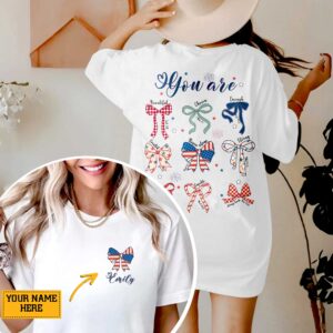 Alternative view of You Are Beautiful Chosen Enough Created Never Alone Strong Amazing Capable Always Loved Emily T-Shirt